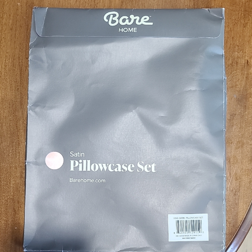 King Satin Pillowcase Set - Pink
